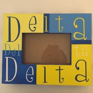 Tri Delta wooden frame